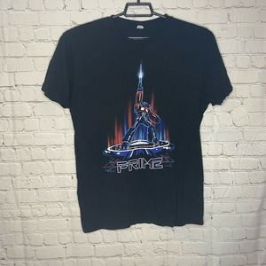 Optimus Prime Transformers TShirt Mens L Black